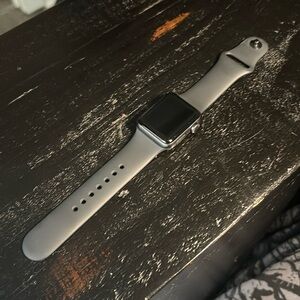 BLACK APPLE WATCH SERIES 38 MM black band